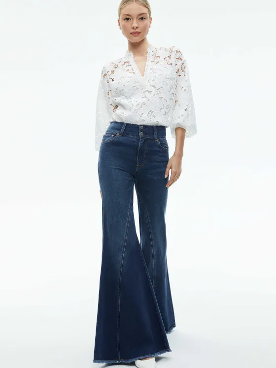 Women Alice and Olivia Aislyn Blouse