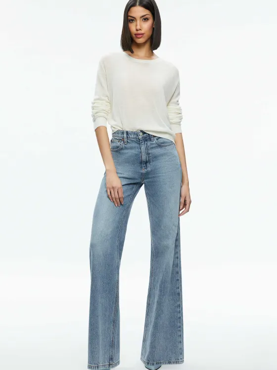 Women Alice and Olivia Akers Reversible Pullover