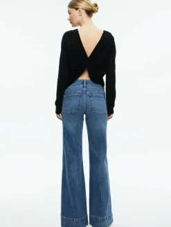 Women Alice and Olivia Akers Reversible Pullover