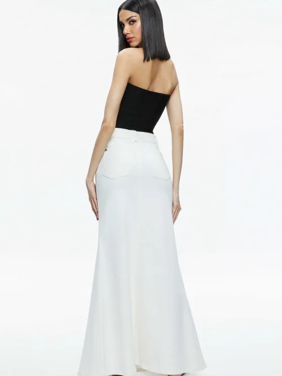 Women Alice and Olivia Alison Full Length Tube Top