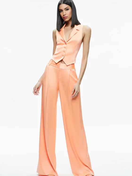 Women Alice and Olivia Amber Collared Vest