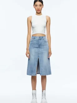 Women Alice and Olivia Amity Sleeveless Cropped Tank