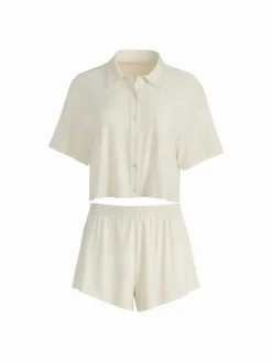 Women Alice and Olivia A+O X Big Feelings Madden Short Sleeve Set