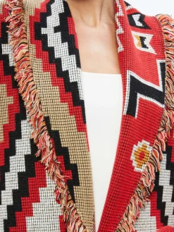 Women Alice and Olivia Astrid Long Cardigan