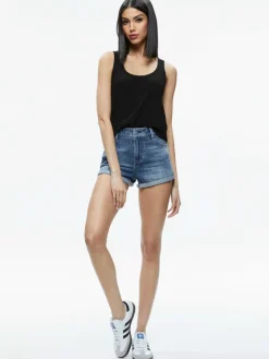 Women Alice and Olivia Avril Boxy Tank