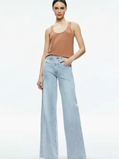 Women Alice and Olivia Avril Boxy Tank