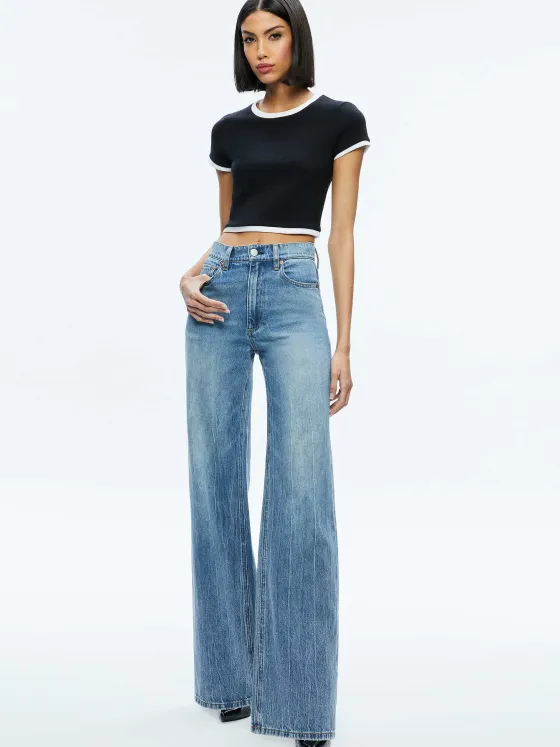 Women Alice and Olivia Baby Tee