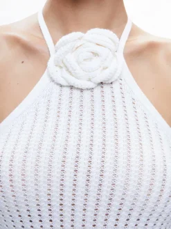 Women Alice and Olivia Bessie Halter Top