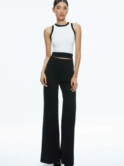 Women Alice and Olivia Boyd Crewneck Tank