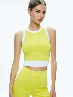 Women Alice and Olivia Boyd Crewneck Tank