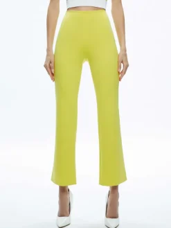 Women Alice and Olivia Boyd Crewneck Tank + Rmp Mid Rise Back-Zip Bootcut Ankle Pant