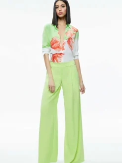Women Alice and Olivia Brady Slim Button Down