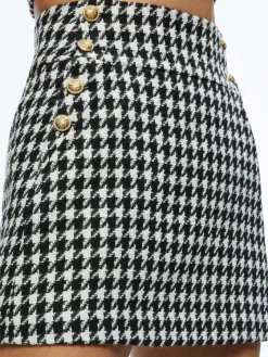 Women Alice and Olivia Breslin Corset Top + Donald Side Button Skirt