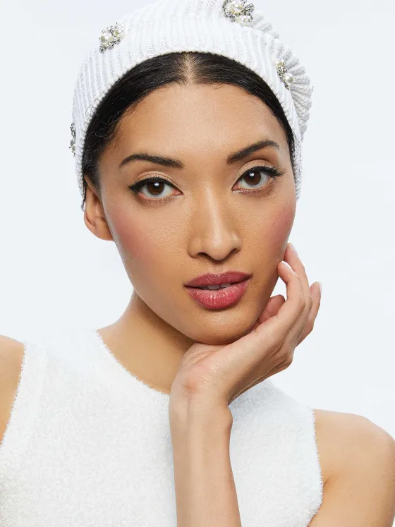 Women Alice and Olivia Chira Slouchy Embellished Hat