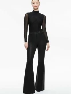 Women Alice and Olivia Clarinda Turtleneck Bodysuit