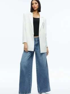 Women Alice and Olivia Colley Oversized Blazer