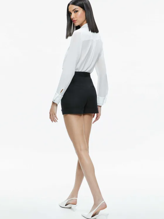 Women Alice and Olivia Conry Cuff Short
