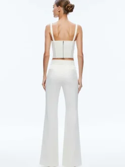 Women Alice and Olivia Deanna High Waisted Bootcut Pant