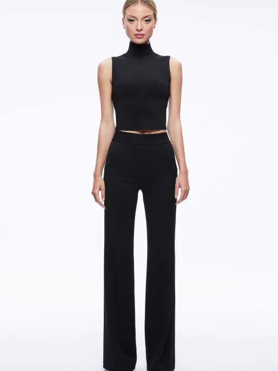 Women Alice and Olivia Deanna High Waisted Bootcut Pant