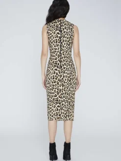 Women Alice and Olivia Delora Fitted Mock Neck Dress