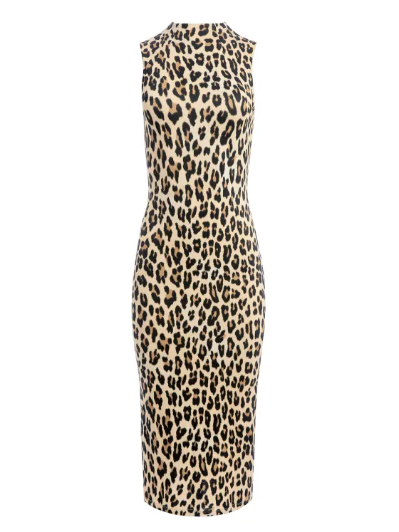 Women Alice and Olivia Delora Fitted Mock Neck Dress