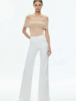 Women Alice and Olivia Dolan Foldover Sleeveless Pullover