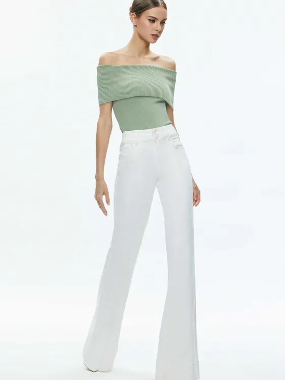 Women Alice and Olivia Dolan Foldover Sleeveless Pullover