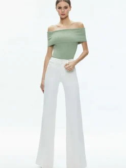 Women Alice and Olivia Dolan Foldover Sleeveless Pullover