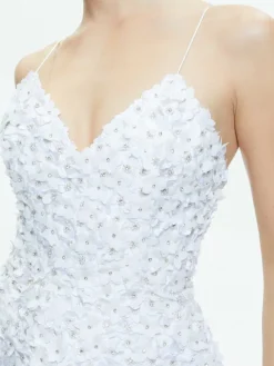Women Alice and Olivia Domenica Embellished Mini Gown + Lorna Embellished Cropped Jacket