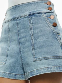 Women Alice and Olivia Donald Jean Short