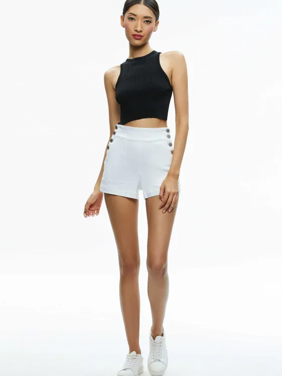 Women Alice and Olivia Donald Jean Short