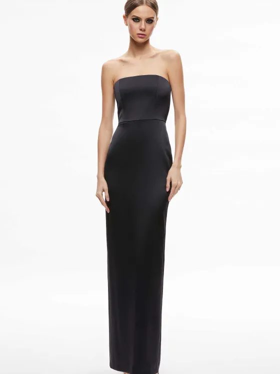 Women Alice and Olivia Doreen Strapless Maxi Dress
