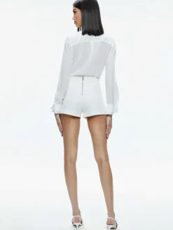 Women Alice and Olivia Dunn Lace Short