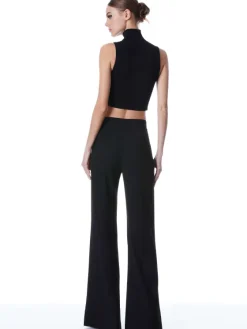 Women Alice and Olivia Dylan High Waisted Wide Leg Pant