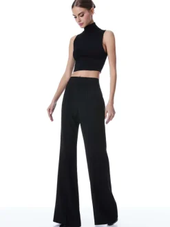 Women Alice and Olivia Dylan High Waisted Wide Leg Pant