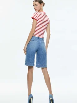 Women Alice and Olivia Eric Low Rise Bermuda Short