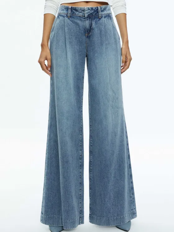 Women Alice and Olivia Eric Low Rise Jean