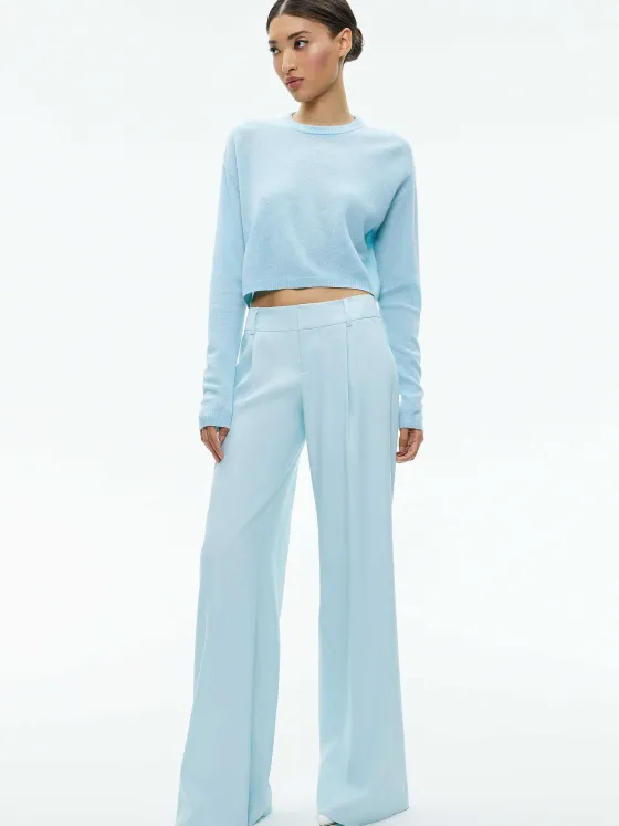 Women Alice and Olivia Eric Low Rise Pant