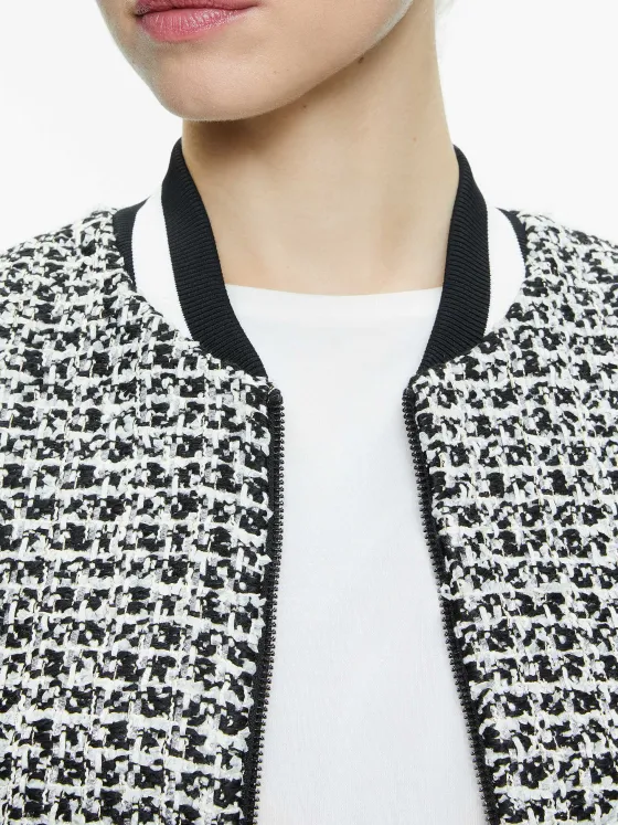 Women Alice and Olivia Felisa Varsity Bomber Jacket