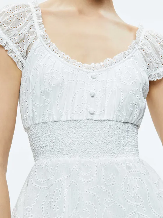 Women Alice and Olivia Gracie Ruffle Romper