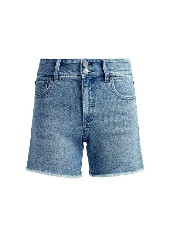 Women Alice and Olivia Han High Rise Wide Waistband Short