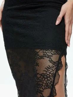Women Alice and Olivia Iyanna Lace Maxi Skirt
