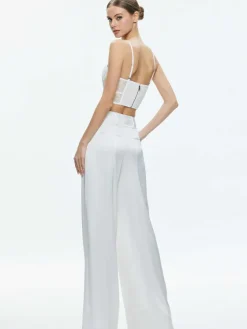 Women Alice and Olivia Izzy Lace Bustier Top