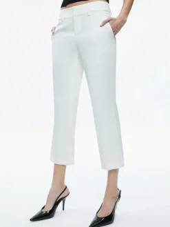 Women Alice and Olivia Janis Low Rise Cropped Flare Pant