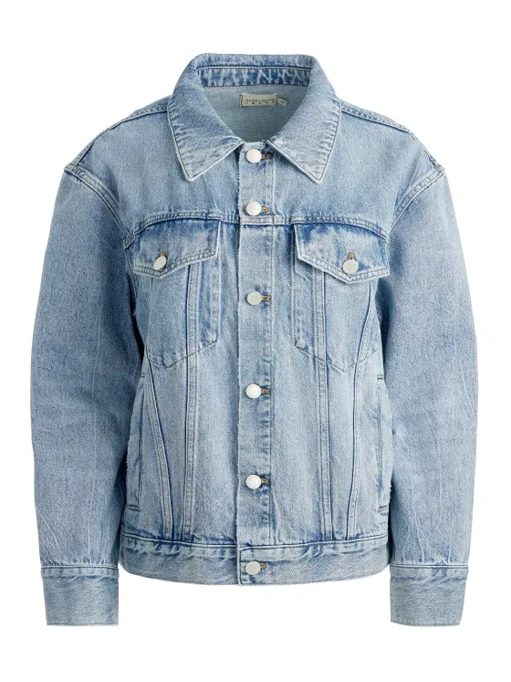 Women Alice and Olivia Jeff Oversized Denim Jacket