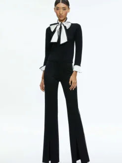 Women Alice and Olivia Justina Pullover