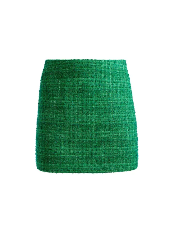 Women Alice and Olivia Kensie Scoop Neck Cropped Bustier + Riley Mini Skirt