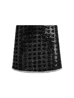 Women Alice and Olivia Kidman Sequin Tweed Jacket + Rubi Sequin Tweed Mini Skirt