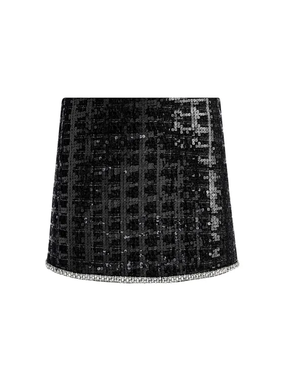Women Alice and Olivia Kidman Sequin Tweed Jacket + Rubi Sequin Tweed Mini Skirt