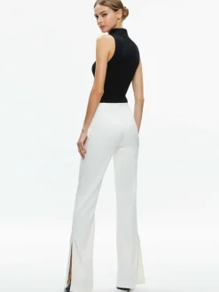 Women Alice and Olivia Lara Side Slit Pant